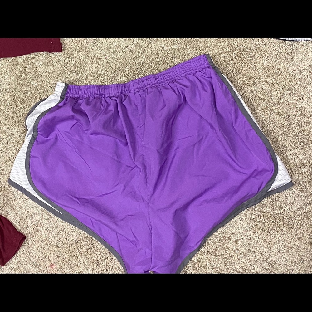 Purple everlast shorts